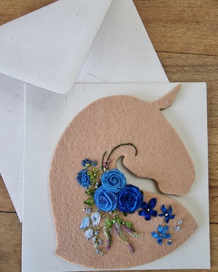 Pferdekarte, Geschenkkarte für Pferdeliebhaber